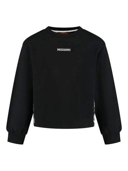  Missoni Kids Embroidered-logo Sweatshirt - Black 