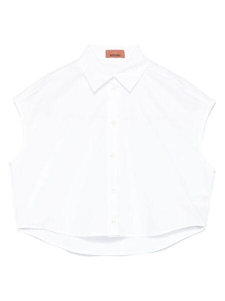  Missoni Kids Logo-embroidered Shirt - White 
