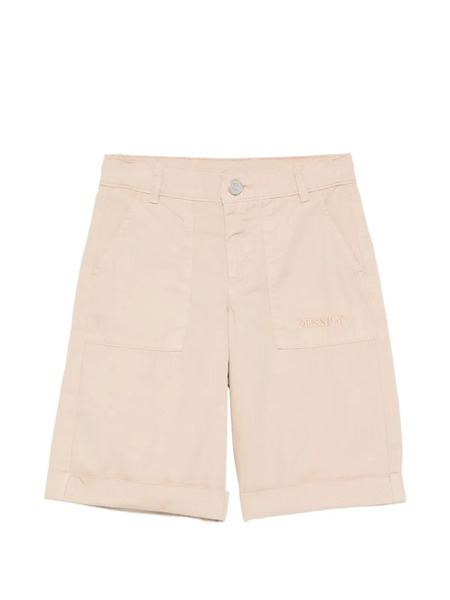  Missoni Kids Logo-embroidered Shorts - Neutrals 