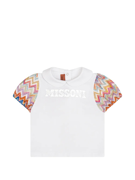  Missoni Kids Logo-print Top - White 