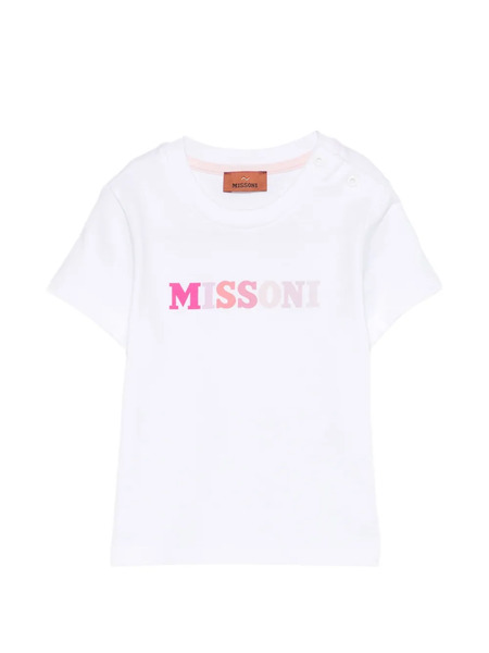  Missoni Kids Logo T-shirt - White 