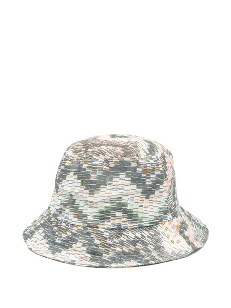  Missoni Kids Patterned Bucket Hat - Grey 