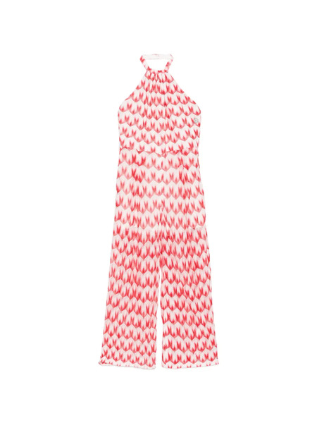  Missoni Kids Patterned Halterneck Jumpsuit - White 