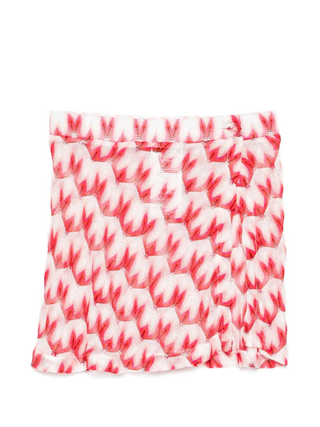  Missoni Kids Patterned Sarong - White 