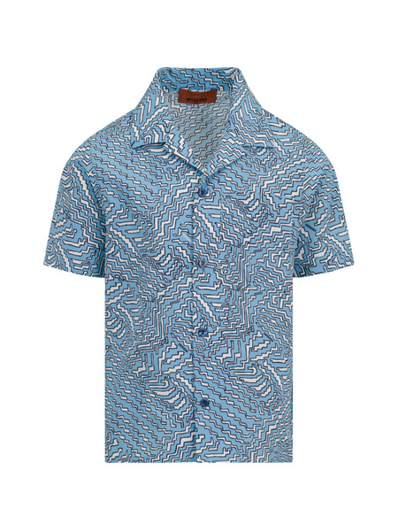  Missoni Kids Patterned Shirt - Blue 