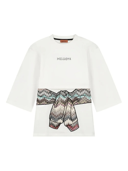 Missoni Kids Sleeve-print Dress - Neutrals 