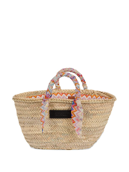  Missoni Kids Woven Tote Bag - Neutrals 