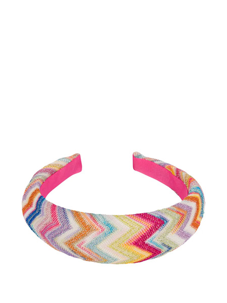  Missoni Kids Zigzag Headband - Pink 