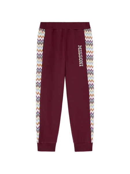  Missoni Kids Zigzag Logo Track Pants - Red 
