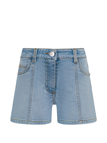  Missoni Kids Zigzag-panel Shorts - Blue 