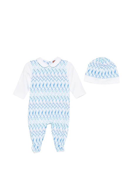  Missoni Kids Zigzag-pattern Babygrow Set (set Of Two) - White 