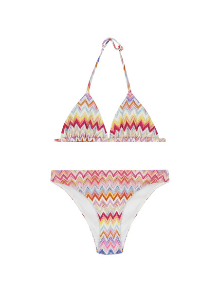  Missoni Kids Zigzag-pattern Bikini - Pink 