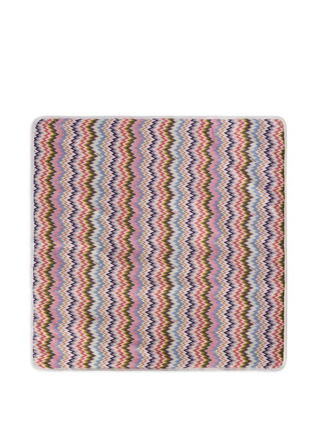  Missoni Kids Zigzag-pattern Blanket - Pink 