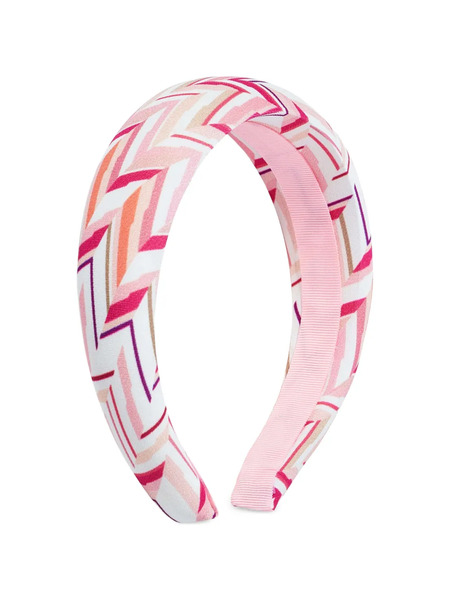  Missoni Kids Zigzag-pattern Headband - White 