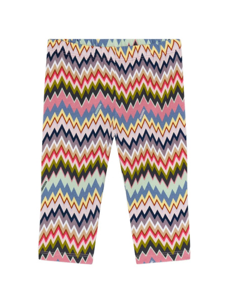  Missoni Kids Zigzag-pattern Leggings - Pink 