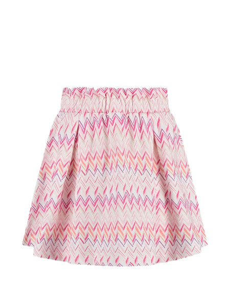  Missoni Kids Zigzag-pattern Skirt - Pink 