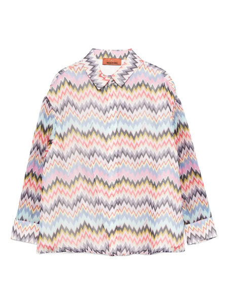  Missoni Kids Zigzag-print Shirt - Pink 