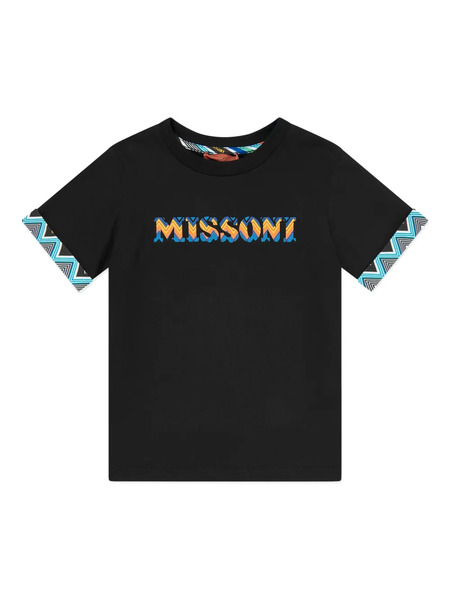  Missoni Kids Zigzag-print T-shirt - Black 