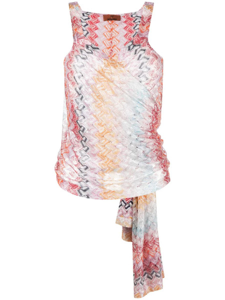  Missoni Knot-detail Knitted Top - Pink 
