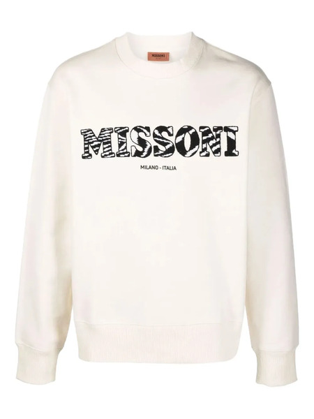  Missoni Logo Sweatshirt - Neutrals 