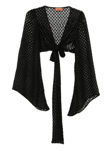  Missoni Long-sleeves Blouse - Black 