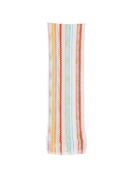  Missoni Multicoloured Zigzag Scarf - Neutrals 