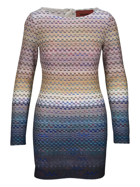  Missoni Ombre-pattern Mini Dress - Neutrals 