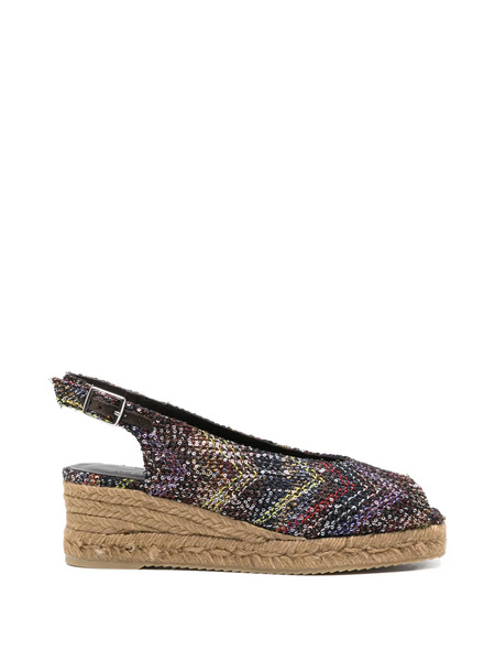  Missoni Open-toe Slingback Sandals - Black 