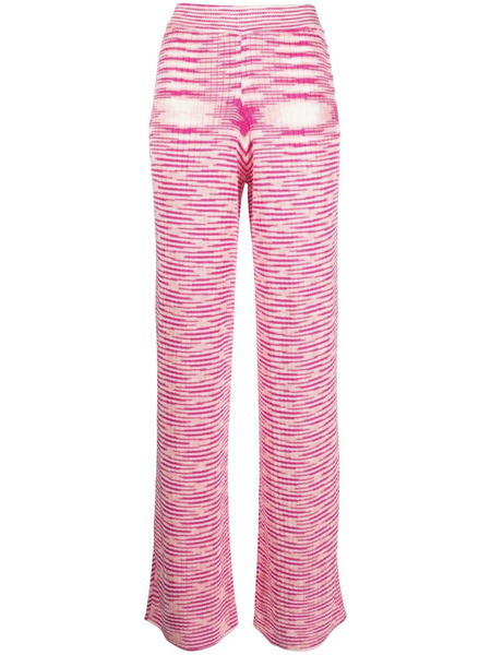 Missoni Patterned Knitted Trousers - Pink 