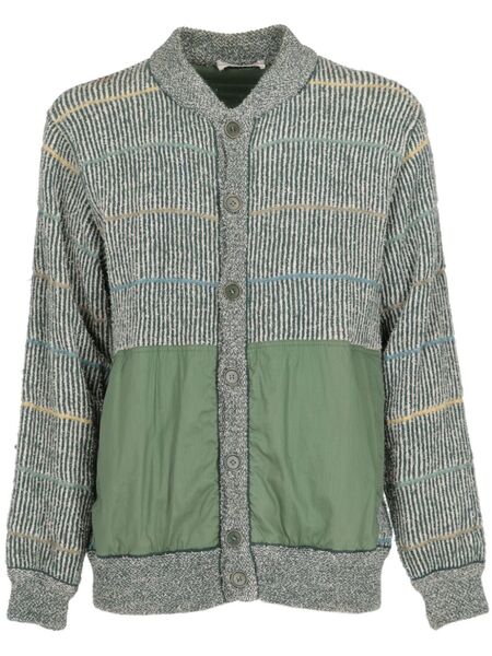  Missoni Pre-owned 1980s Striped Bomber Jacket - Green 