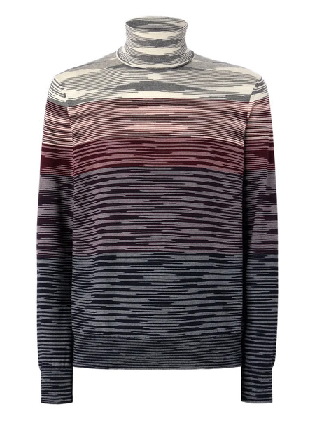  Missoni Roll-neck Striped Sweater - Multicolour 