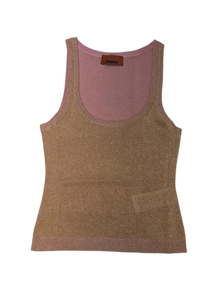  Missoni Scoop-neck Top - Gold 