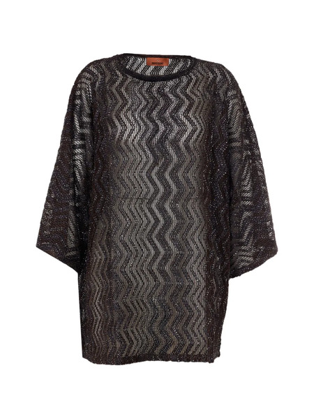  Missoni Sequin Knitted Kaftan - Black 
