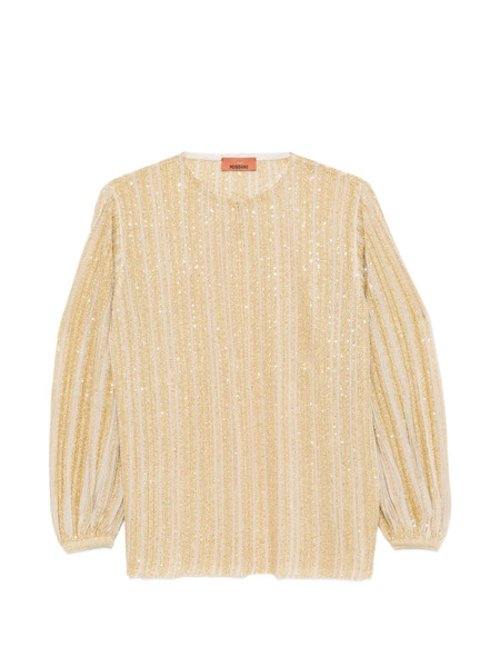  Missoni Striped Blouse - Gold 