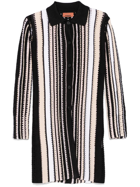  Missoni Striped Coat - Black 