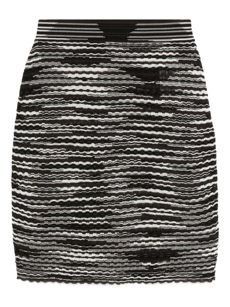 Missoni Striped Ribbed Skirt - Brown 