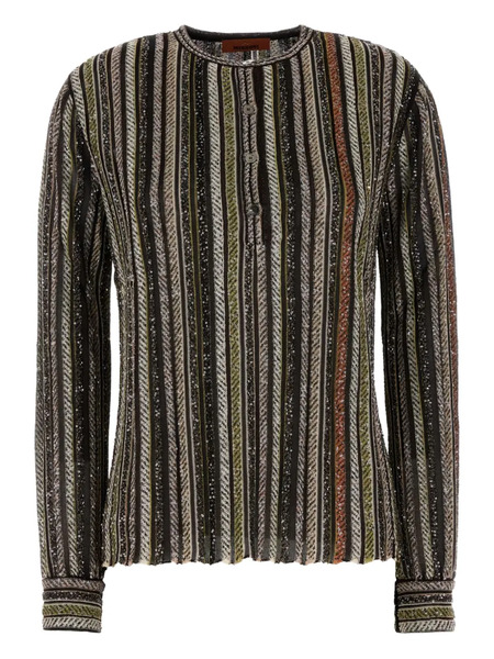  Missoni Striped Sweater - Brown 