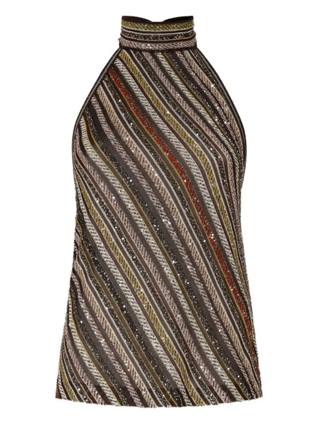  Missoni Striped Top - Black 