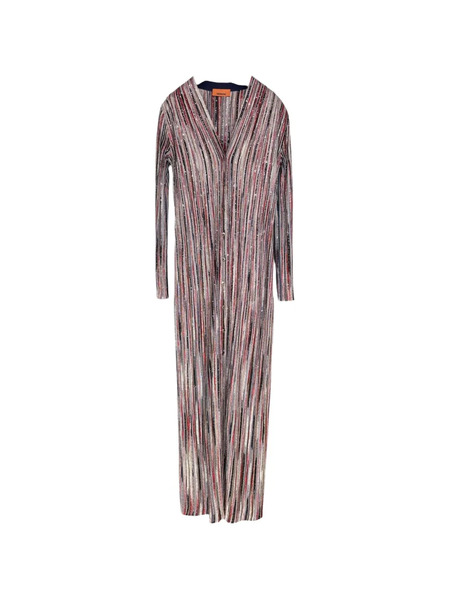  Missoni Striped V-neck Cardigan - Red 