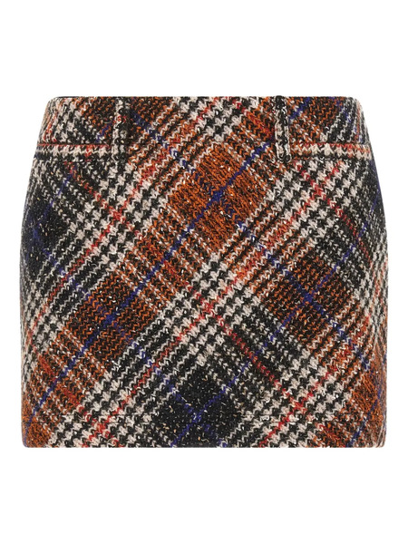  Missoni Tweed Mini Skirt - Brown 
