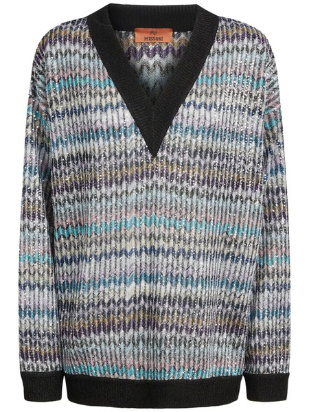  Missoni V-neck Jumper - Grey 