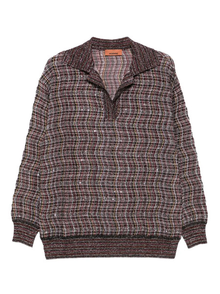  Missoni V-neck Sweater - Brown 