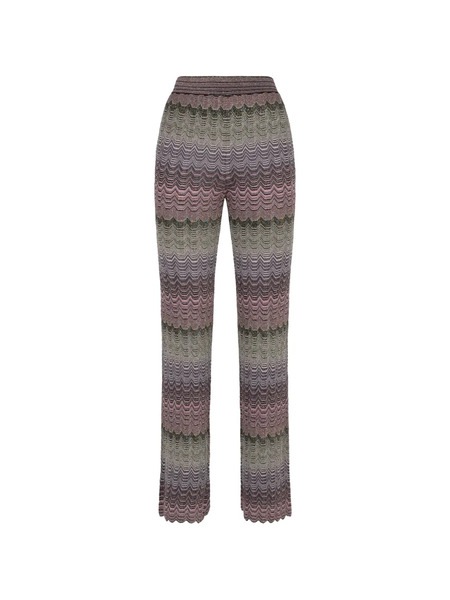  Missoni Zig Zag-pattern Trousers - Black 