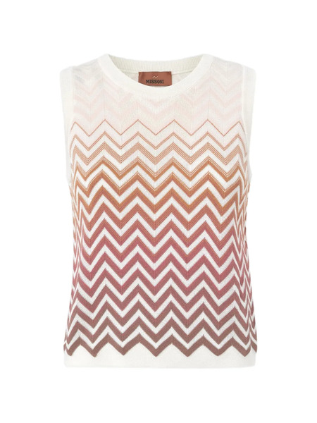  Missoni Zig-zag Top - White 