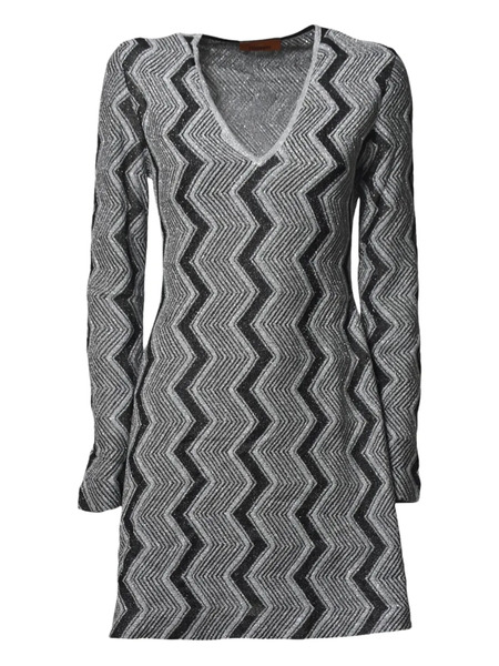  Missoni Zigzag Mini Dress - Grey 