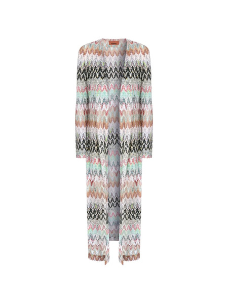  Missoni Zigzag Pattern Coat - Neutrals 