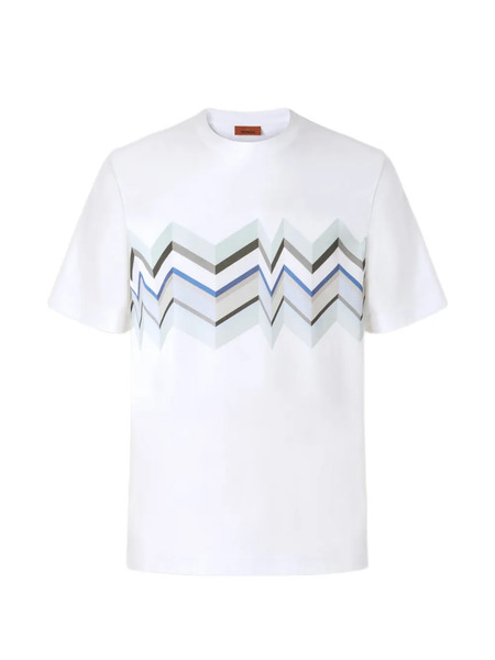  Missoni Zigzag Pattern T-shirt - White 