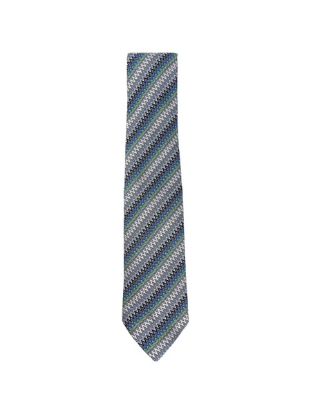  Missoni Zigzag-pattern Tie - Blue 