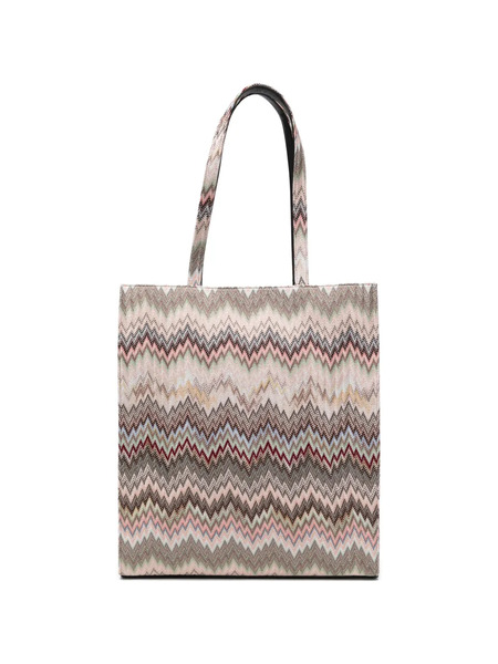  Missoni Zigzag Shoulder Bag - Brown 