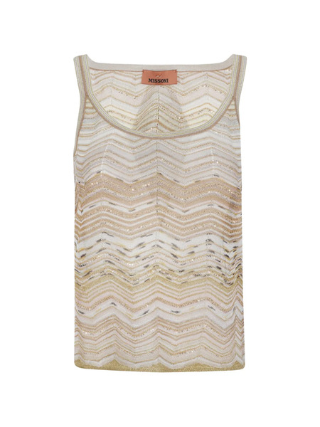  Missoni Zigzag Tank Top - Neutrals 